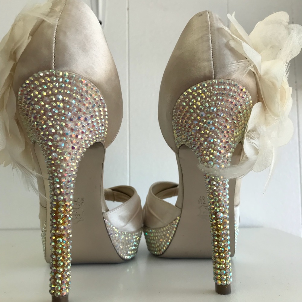 Nina/ custom iridescent shoes